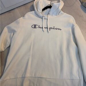 Champion Men's Off-White Hoodie